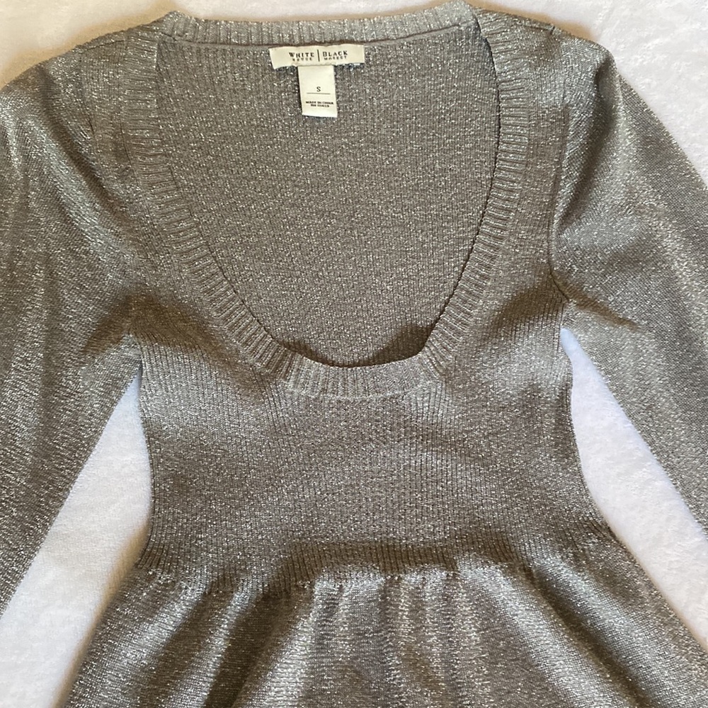 Silver Shimmer Dress - Picture 2 of 7